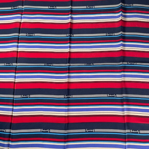 Givenchy Vintage Silk Scarf – Striped Signature Design - Picture 3 of 11